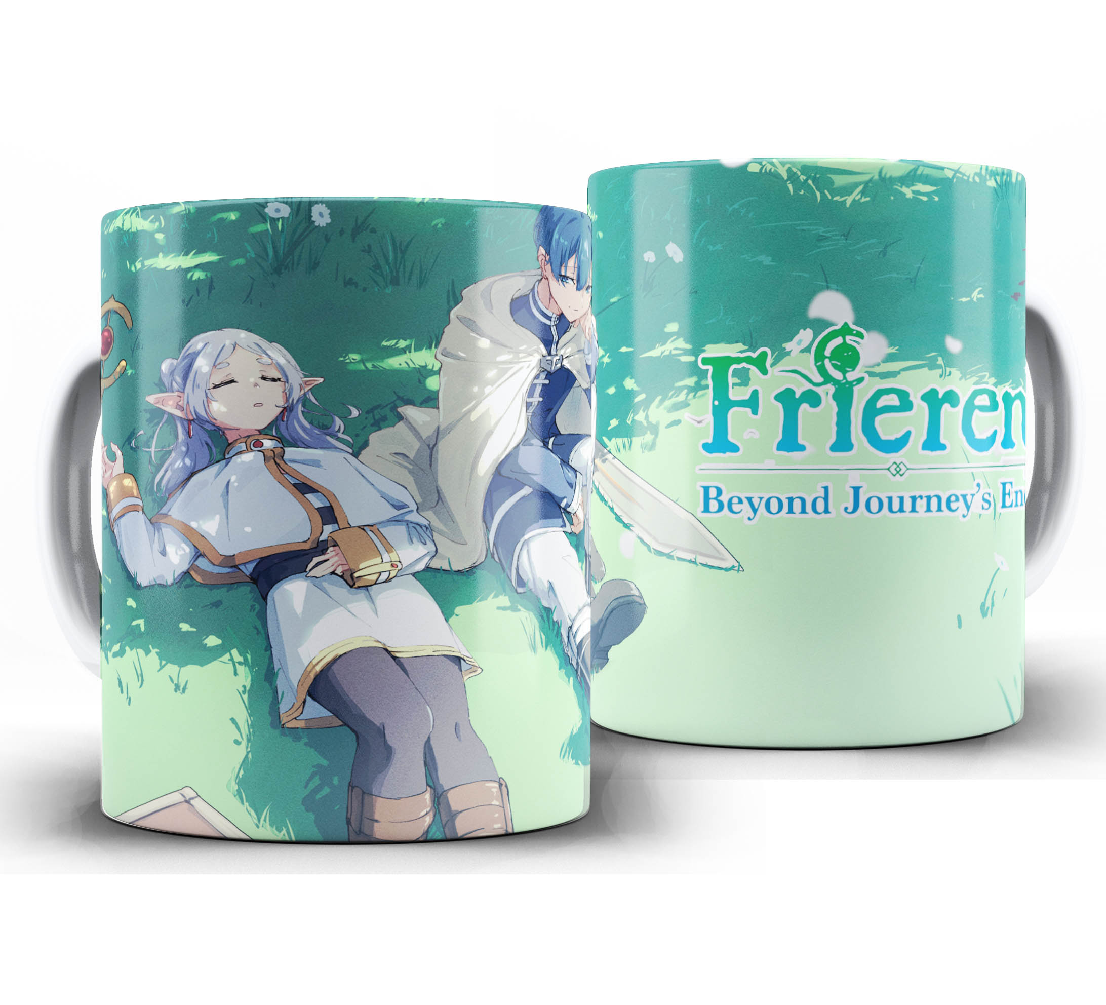 Caneca Anime - Frieren Beyond Journeys End W2 - Frieren e Himmel